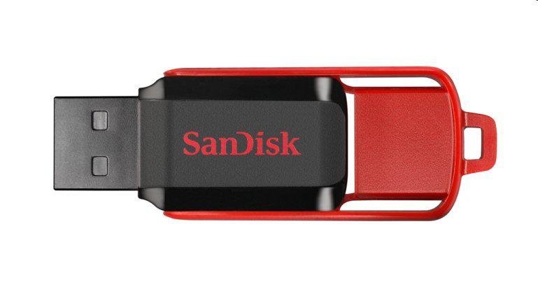 USB Флеш 16GB 2.0 SanDisk SDCZ52-016G-B35 черный-красный