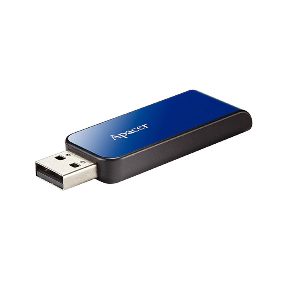 USB Флеш 16GB  2.0 Apacer, AH111, AP16GAH111U-1, Синий