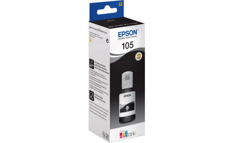 Чернила Epson C13T00Q140 105  EcoTank для L7160 черный	пигмент