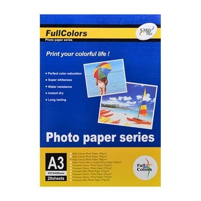 Фотобумага FullColors CGC240-A3*20 Глянцевая  A3/20/240гр (25)