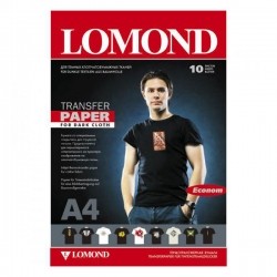 ТЕРМОТР-Р стр. для ТЁМНЫХ тканей  (A4/10)  LOMOND ЭКОНОМ  0808451