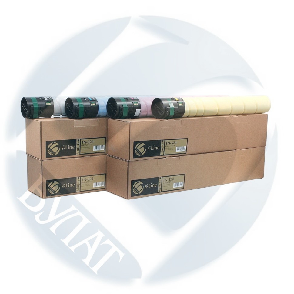 Тонер-картридж Konica Minolta bizhub C258/C454 TN324/TN512 Universal  (28k) Black БУЛАТ s-Line