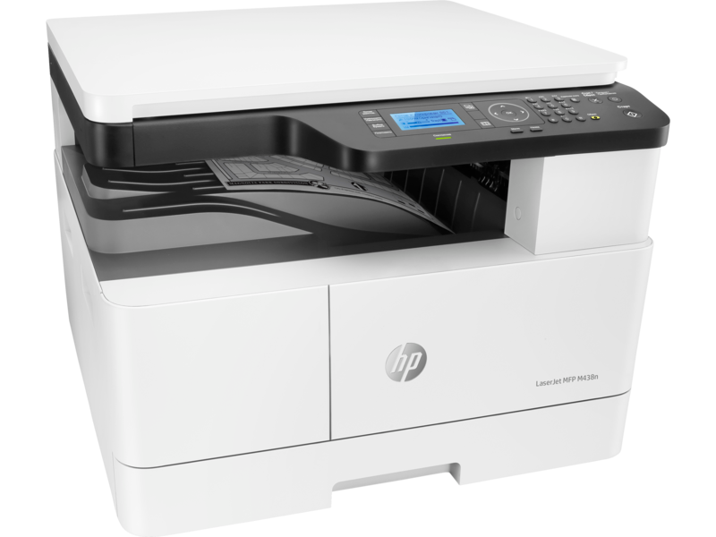 МФУ HP LaserJet MFP M438n <8AF43A> (A3, 22стр/мин, 256Mb, LCD, лазерное МФУ, USB2.0, сетевой)