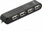 Разветвитель Trust VECCO 4 PORT USB 2.0 MINI HUB