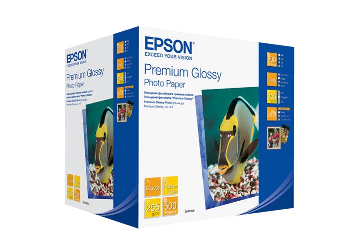 Бумага для струйной печати EPSON 500л.102х152 . Premium Semigloss Photo Paper, 251гр. С13S042200
