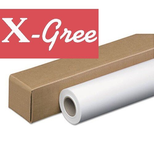 Фотобумага рулонная X-GREE RS260S-44*30 Глянцевая микропористо-атласная на резиновой.основе (Satin) (1118мм*30м*50мм) 260гр