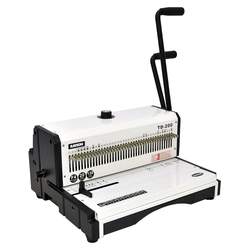 Переплетная машина RAYSON TD-200  [металл 3:1 20/120листов.] off knives