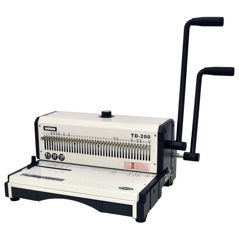 Переплетная машина RAYSON TD-200  [металл 3:1 20/120листов.] off knives