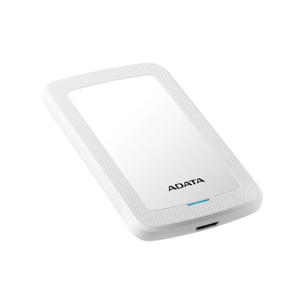 Внешний жесткий диск, ADATA, HV300, AHV300-1TU31-CWK, 2,5", 1TB, USB3,2, белый