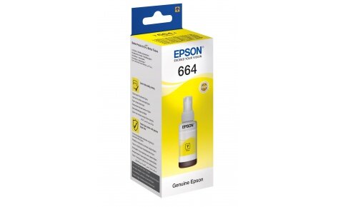 Чернила C13T66444A L100/200/300/400/500/1300/L1455 Yellow ink bottle 70ml