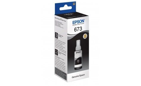 Чернила C13T67314A L800/L805/L810/L850/L1800 Black ink bottle 70ml
