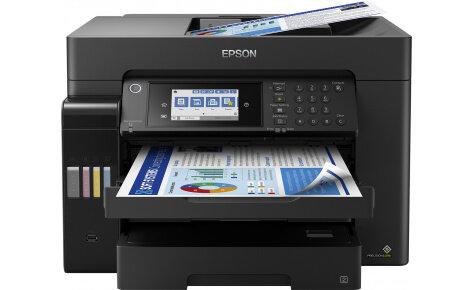 МФУ цветной,струйный фабрика печати Epson L15160 Wi-Fi A3+,25стр/мин, C11CH71404, 4-х Цветное МФУ