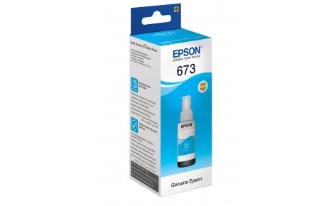 Чернила C13T67324A L800/L805/L810/L850/L1800 Cyan ink bottle 70ml