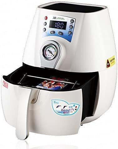Вакуумный термопресс Vacuum Mini 3D для сублимациии (4 бокала,рюмки,тарелка 8". конусная,пивные) С2