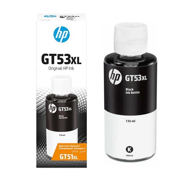 Чернила HP 1VV21AE GT53XL, HP DJGT58201/810,  HP InkTank 115 /315,HP SmartTank 500/615/530 135мл