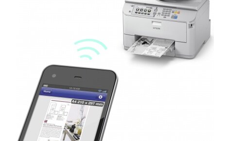 МФУ струйный,монохромный Epson WorkForce WF-M5690 DWF C11CE37401, A4, принтер/сканер/копир/факс, 1200x2400 dpi, 34 стр/м