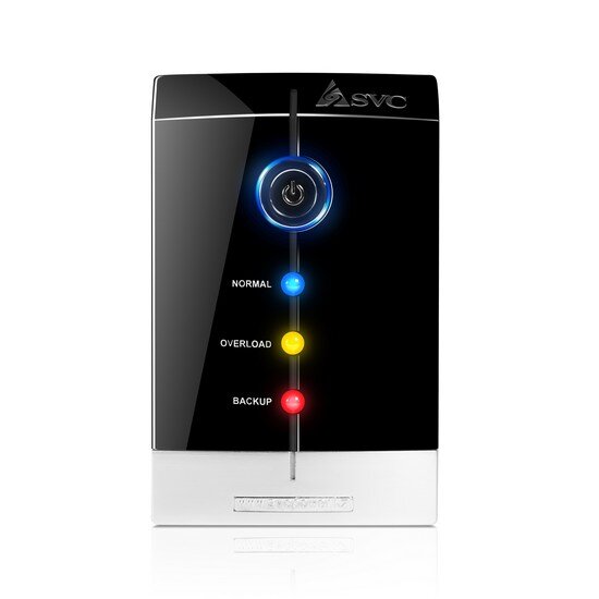 UPS, SVC, V-1200-F, Smart, USB, Мощность 1200ВА/720Вт, Диапазон работы AVR: 165-275В, Бат.: 12В/7.5 