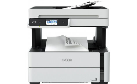 МФУ струйный,монохромный Epson M3170, A4,Wi-Fi,принтер:1200х2400dpi, 39стр/мин, копир:600x1200, 17стр/мин, cканер:1200x2400dpi C11CG92405