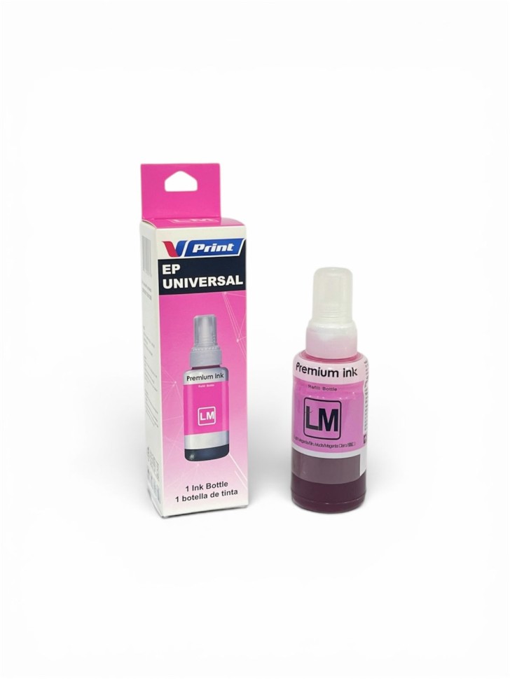 Чернила VPRINT EP UNIVERSAL ТИП 664/673 (L100/800 P50 R270) Light Magenta / Св.Пурпурный 70ml (100)