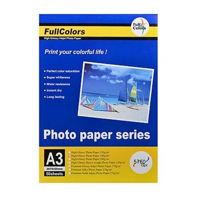 Фотобумага FullColors CGC180-A3*50 Глянцевая  A3/50/180гр (13 )