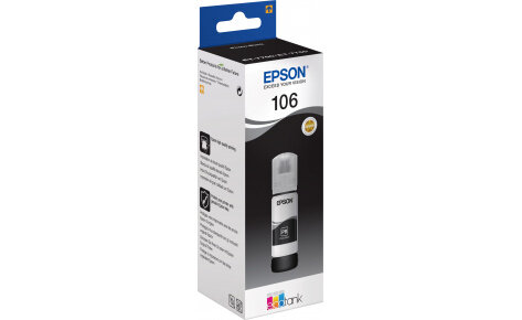 Чернила Epson C13T00R140 106 EcoTank для L7160 фото-черный