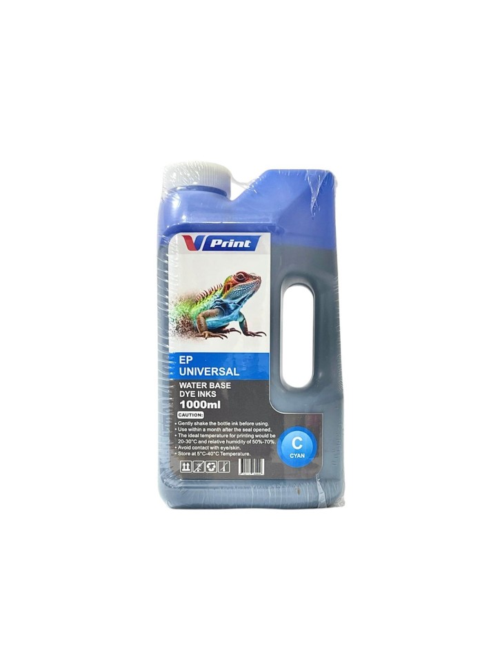 Чернила VPRINT EP UNIVERSAL ТИП 664/673 (L100/800 P50 R270) CYAN / Голубой 1L (20)