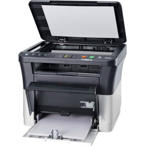 МФУ Kyocera FS-1020MFP (А4, 20 ppm, 1200dpi, 25-400%, 64Mb, USB, цв. сканер, крышка, (+ тонерTK-1110)