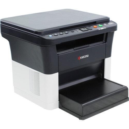 МФУ Kyocera FS-1020MFP (А4, 20 ppm, 1200dpi, 25-400%, 64Mb, USB, цв. сканер, крышка, (+ тонерTK-1110)