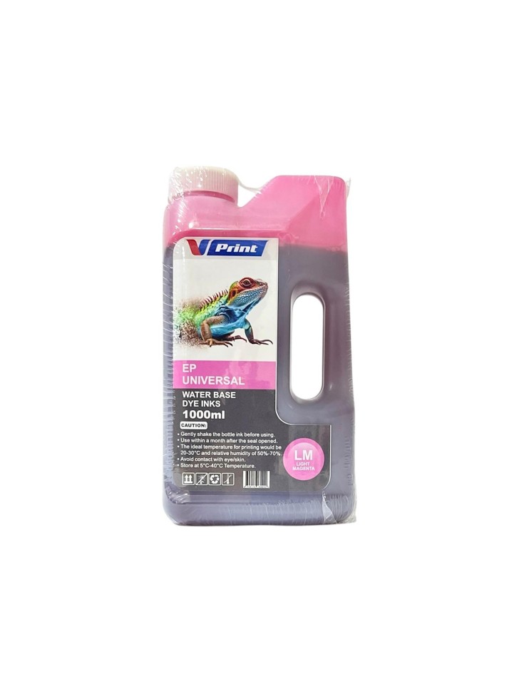 Чернила VPRINT EP UNIVERSAL ТИП 664/673 (L100/800 P50 R270) LIGHT MAGENTA / Св.Пурпурный 1L (20)