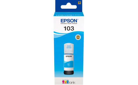Чернила Epson C13T00S24A 103 EcoTank L3100/L3101/L3110/L3150 голубой	