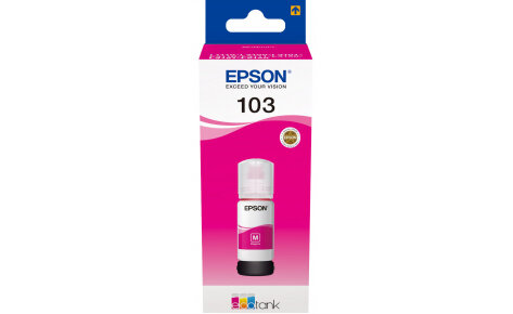 Чернила Epson C13T00S34A 103 EcoTank для L3100/L3101/L3110/L3150 пурпурный	