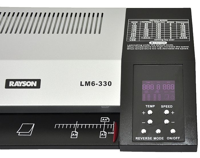 Ламинатор RAYSON LM6-330 A3 [Валы с внутреним нагревом]