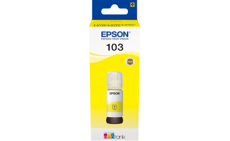 Чернила Epson C13T00S44A 103 EcoTank для L3100/L3101/L3110/L3150  жёлтый	