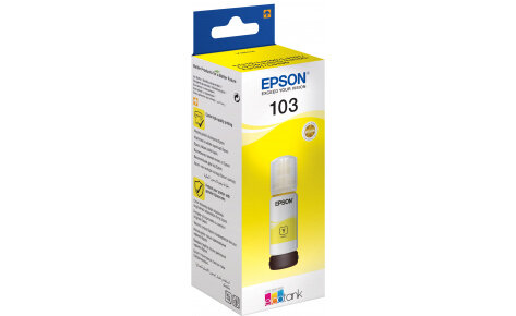 Чернила Epson C13T00S44A 103 EcoTank для L3100/L3101/L3110/L3150  жёлтый	