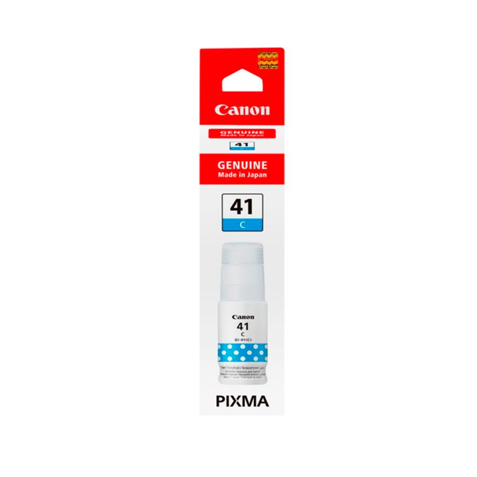 Чернила Canon/INK GI-41 Cyan/Струйный/Пигмент для PIXMA G1430/G2430/G3470 голубой, 70 мл 