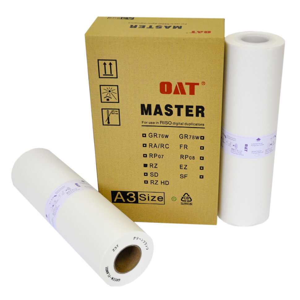 Мастер-пленка для RISO RZ/EZ/MZ ,А3 (OAT)