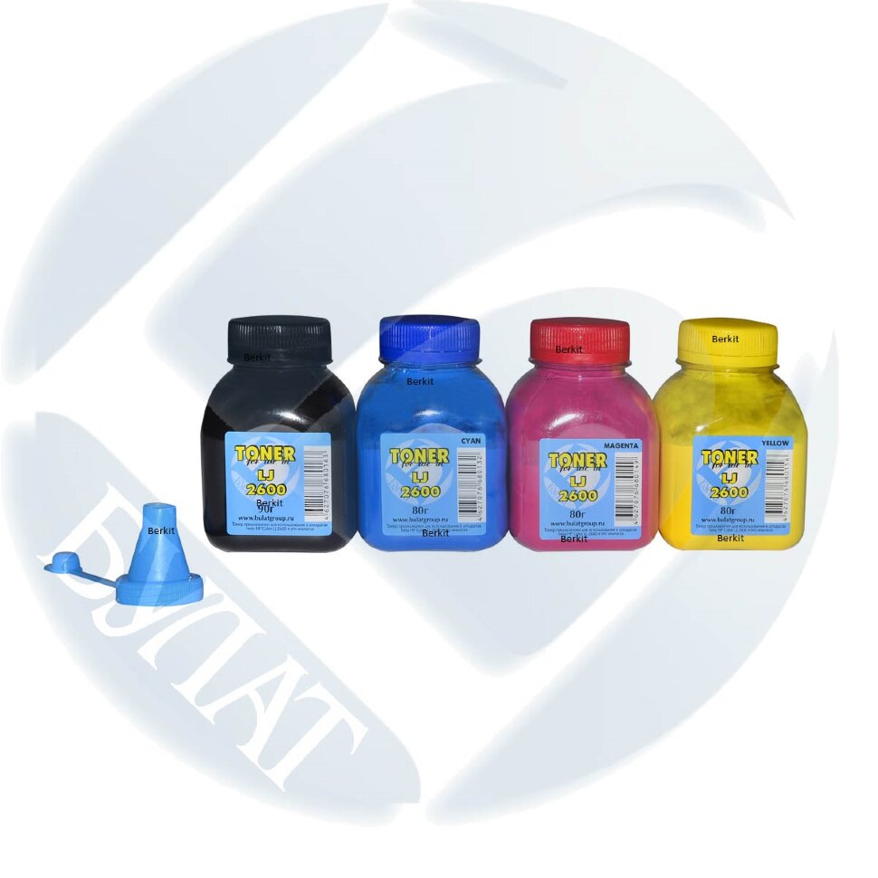 Тонер для  CLJ 2600 Bulat Cyan 80 г/фл