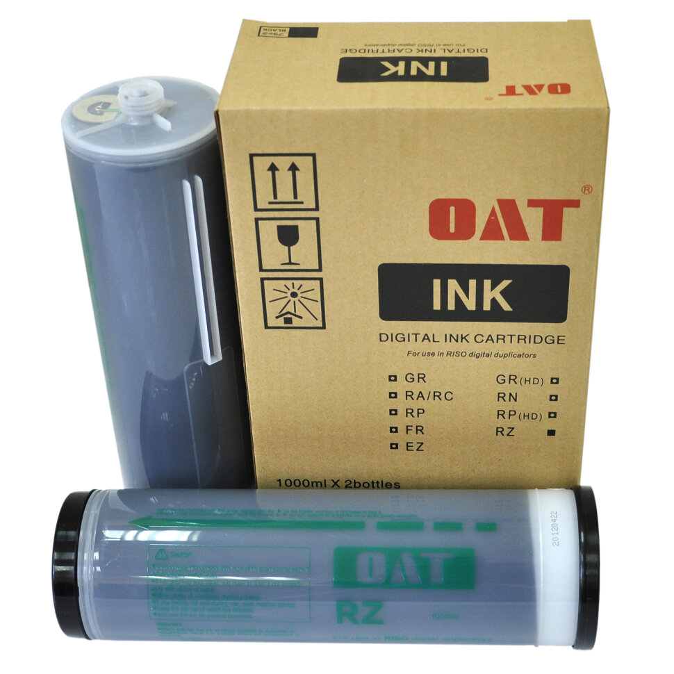 Чернила для RISO RZ HD 1000мл,черные (OAT)