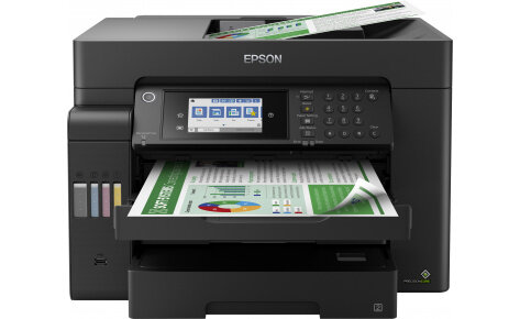 МФУ цветной,струйный фабрика печати Epson L15150 Wi-Fi A3+,25стр/мин.-цвет,32стр/мин чер./бел. C11CH72404, 4-х Цветное МФУ