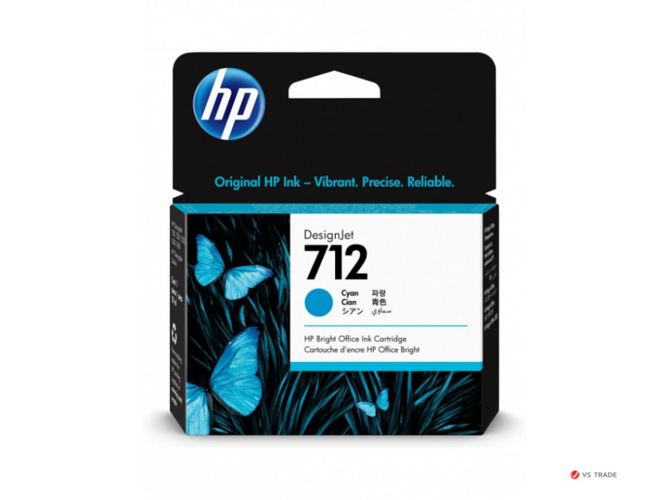 3ED67A Картридж HP Cyan №712  DesignJet T230/T630/T650