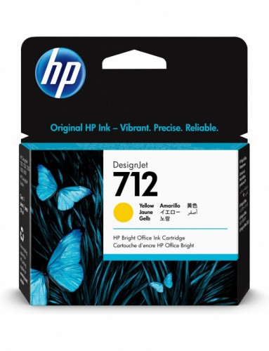 3ED69A Картридж HP Yellow №712  DesignJet T230/T630/T650